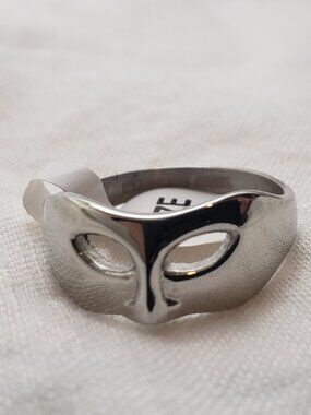 Opera Mask ring - Stainless steel sizes 6,7,8,9,10